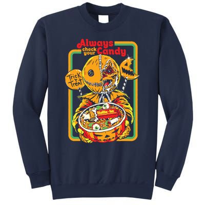 Always Check Your Candy Trick Or Treat, Funny Halloween Sweatshirt