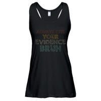 Always Cite Your Evidence Bruh Retro English Teacher Ladies Essential Flowy Tank