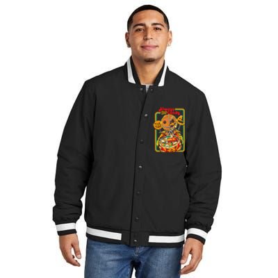 Always Check Your Candy Trick Or Treat, Funny Halloween Tee Insulated Varsity Jacket