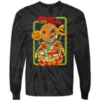 Always Check Your Candy Trick Or Treat, Funny Halloween Tee Tie-Dye Long Sleeve Shirt