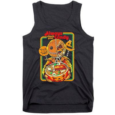 Always Check Your Candy Trick Or Treat, Funny Halloween Tee Tank Top