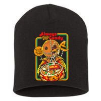 Always Check Your Candy Trick Or Treat, Funny Halloween Tee Short Acrylic Beanie