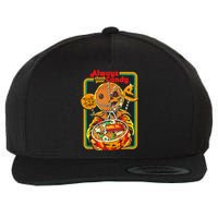 Always Check Your Candy Trick Or Treat, Funny Halloween Tee Wool Snapback Cap