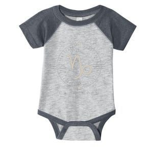 Aesthetic Capricorn Zodiac Sign Astrological Stars Celestial Infant Baby Jersey Bodysuit