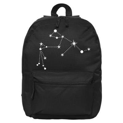 Aquarius Constellation Zodiac 16 in Basic Backpack