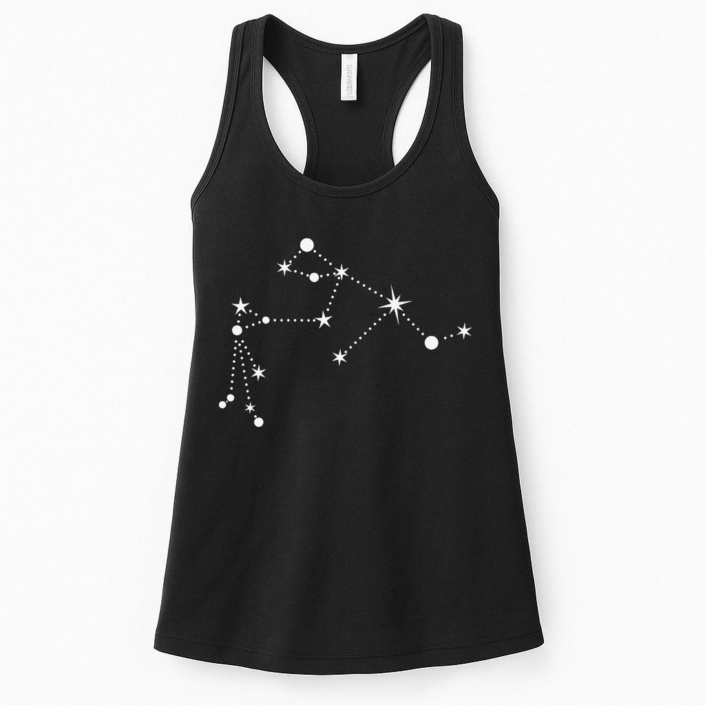 Aquarius Constellation Zodiac Womens Tank Top