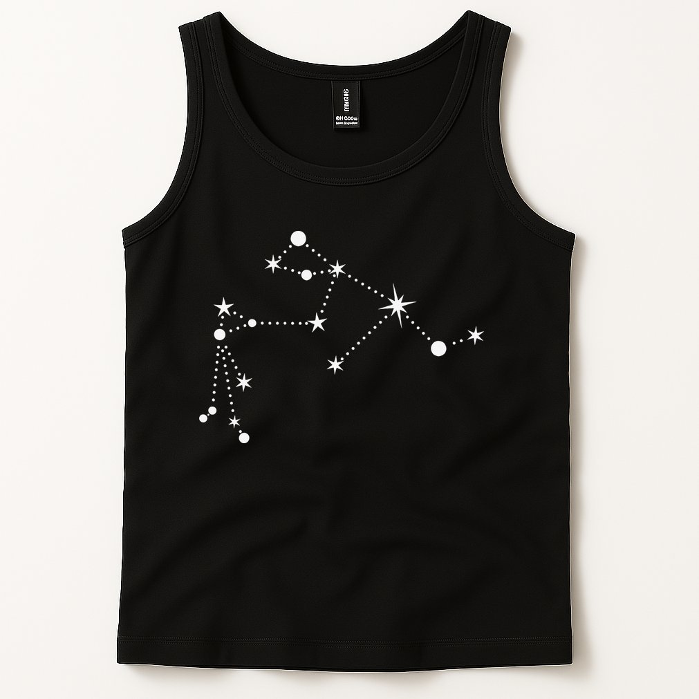 Aquarius Constellation Zodiac Tank Top