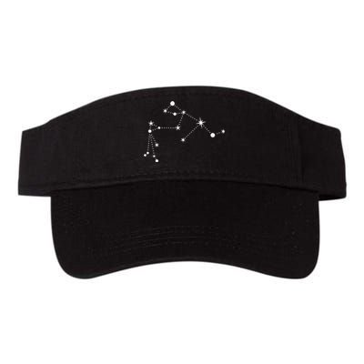 Aquarius Constellation Zodiac Valucap Bio-Washed Visor