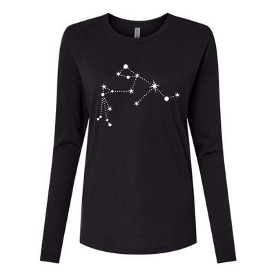 Aquarius Constellation Zodiac Gift Womens Cotton Relaxed Long Sleeve T-Shirt