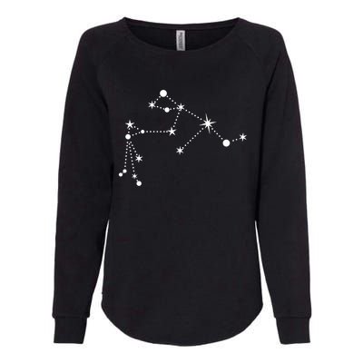 Aquarius Constellation Zodiac Gift Womens California Wash Sweatshirt