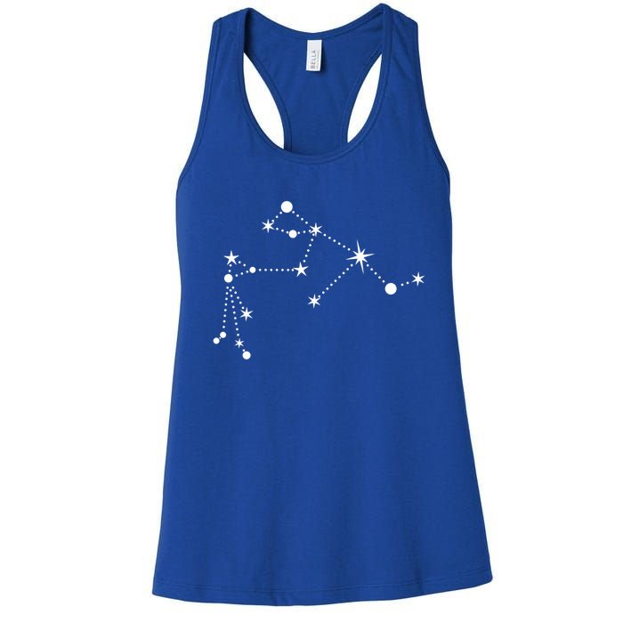 Aquarius Constellation Zodiac Gift Women's Racerback Tank