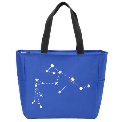Aquarius Constellation Zodiac Gift Zip Tote Bag