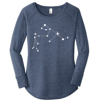 Aquarius Constellation Zodiac Gift Women's Perfect Tri Tunic Long Sleeve Shirt