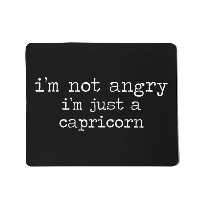 Angry Capricorn Zodiac Horoscope Astrology Mousepad