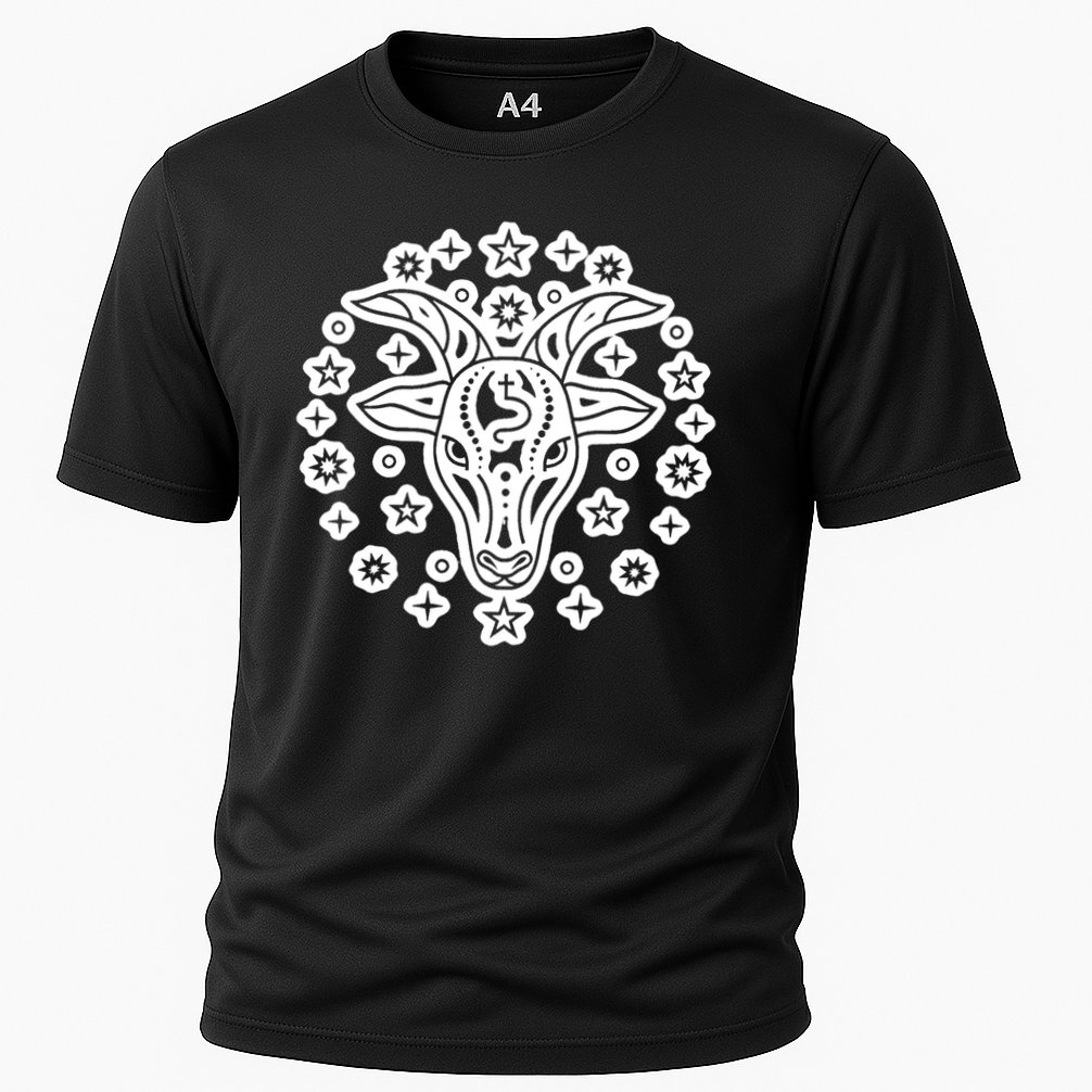 Astrology Capricorn Zodiac Sign Gift Cooling Performance Crew T-Shirt