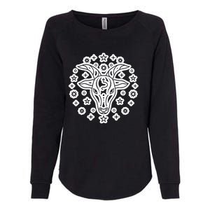 Astrology Capricorn Zodiac Sign Gift Womens California Wash Sweatshirt