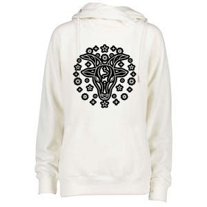 Astrology Capricorn Zodiac Sign Gift Womens Funnel Neck Pullover Hood