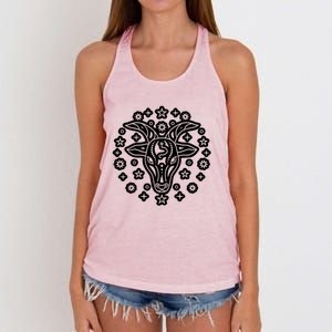 Astrology Capricorn Zodiac Sign Gift Women's Knotted Racerback Tank