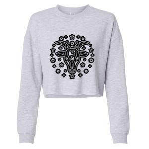 Astrology Capricorn Zodiac Sign Gift Cropped Pullover Crew