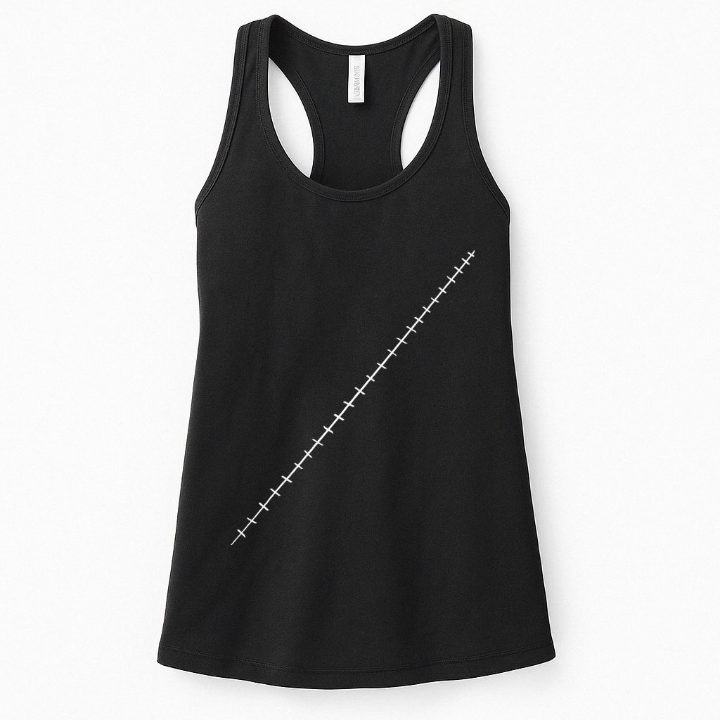 Anime Cosplay Zoro Chest Scar Womens Tank Top