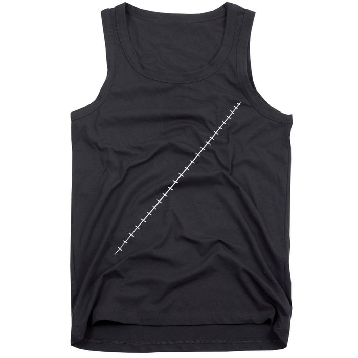 Anime Cosplay Zoro Chest Scar Tank Top