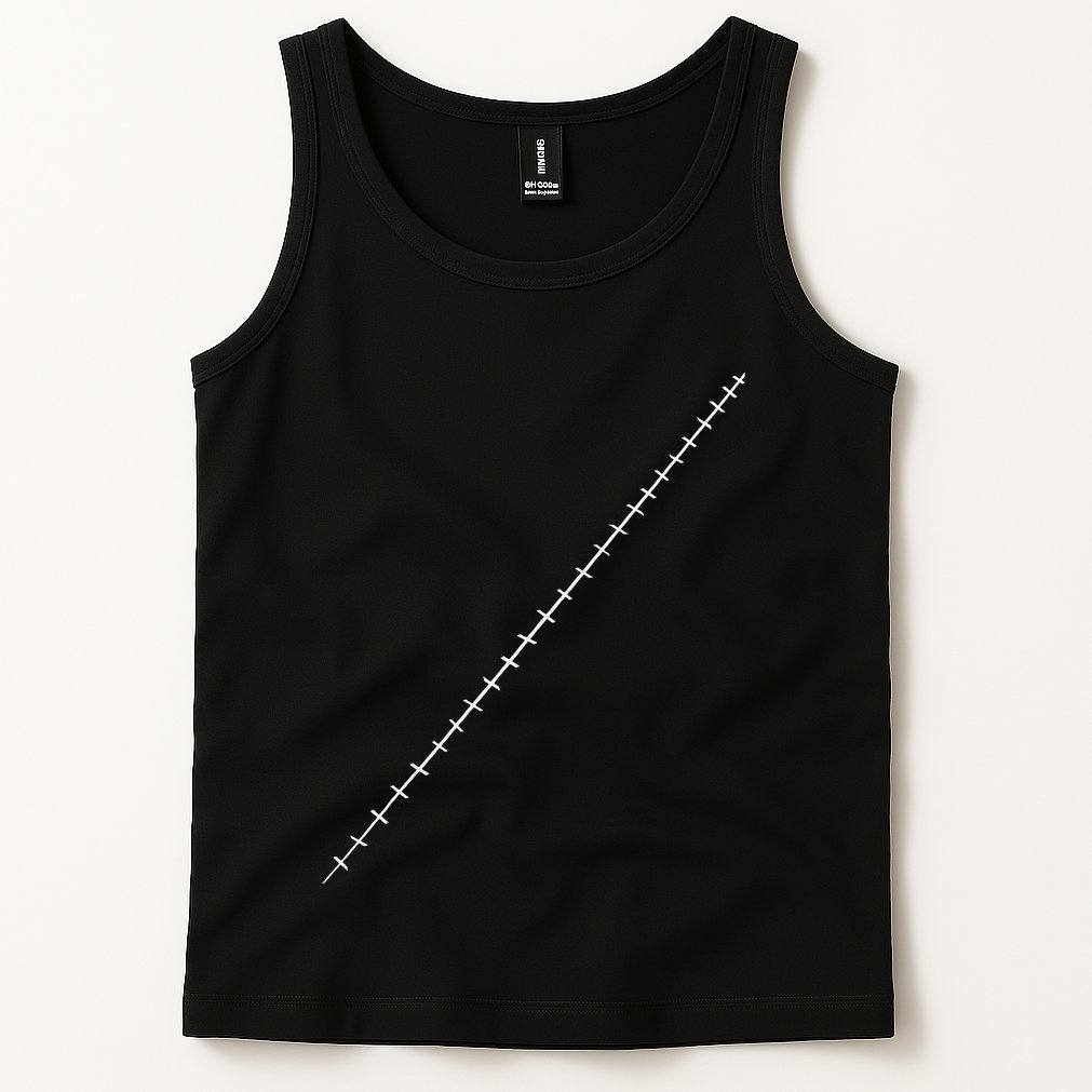 Anime Cosplay Zoro Chest Scar Tank Top
