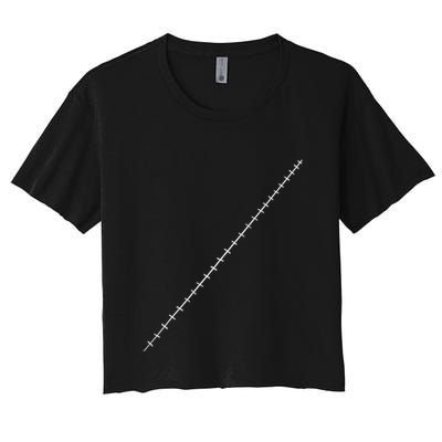 Anime Cosplay Zoro Chest Scar Crop Top