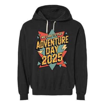 Adventure Day 2025 Version Two For Girl Garment-Dyed Fleece Hoodie
