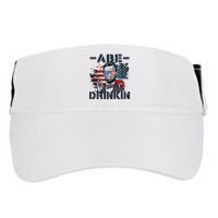 Abe Drinkin 4th Of July President Drinking Funny Adult Drive Performance Visor