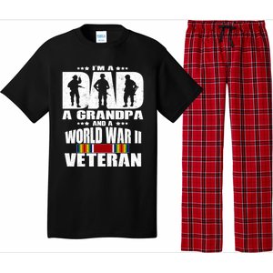 A Dad A Grandpa And A World War 2 Veteran Gift Pajama Set