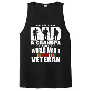 A Dad A Grandpa And A World War 2 Veteran Gift PosiCharge Competitor Tank