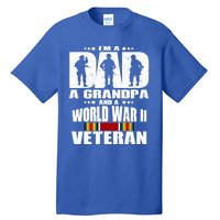 A Dad A Grandpa And A World War 2 Veteran Gift Tall T-Shirt