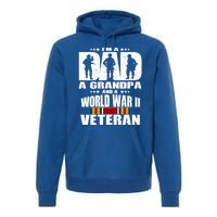 A Dad A Grandpa And A World War 2 Veteran Gift Premium Hoodie