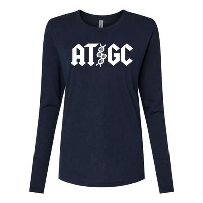 Atgc Dna Womens Cotton Relaxed Long Sleeve T-Shirt