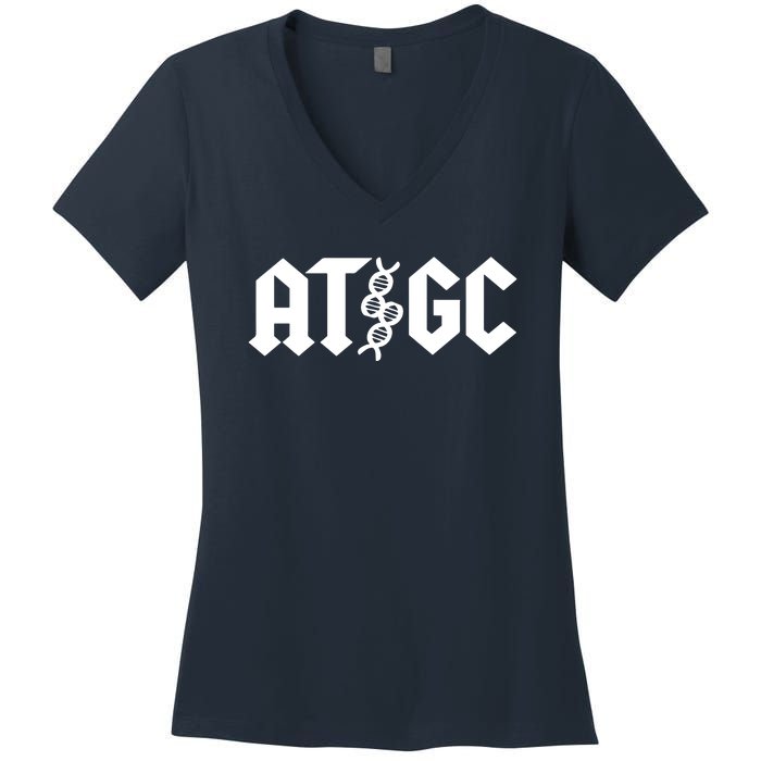 Atgc Dna Women's V-Neck T-Shirt