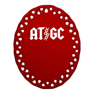 Atgc Dna Ceramic Oval Ornament