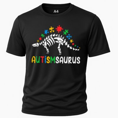 Autismsaurus Dinosaur Autism Awareness Performance Shirt