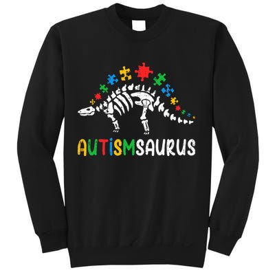 Autismsaurus Dinosaur Autism Awareness Sweatshirt