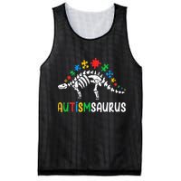 Autismsaurus Dinosaur Autism Awareness Mesh Reversible Basketball Jersey Tank