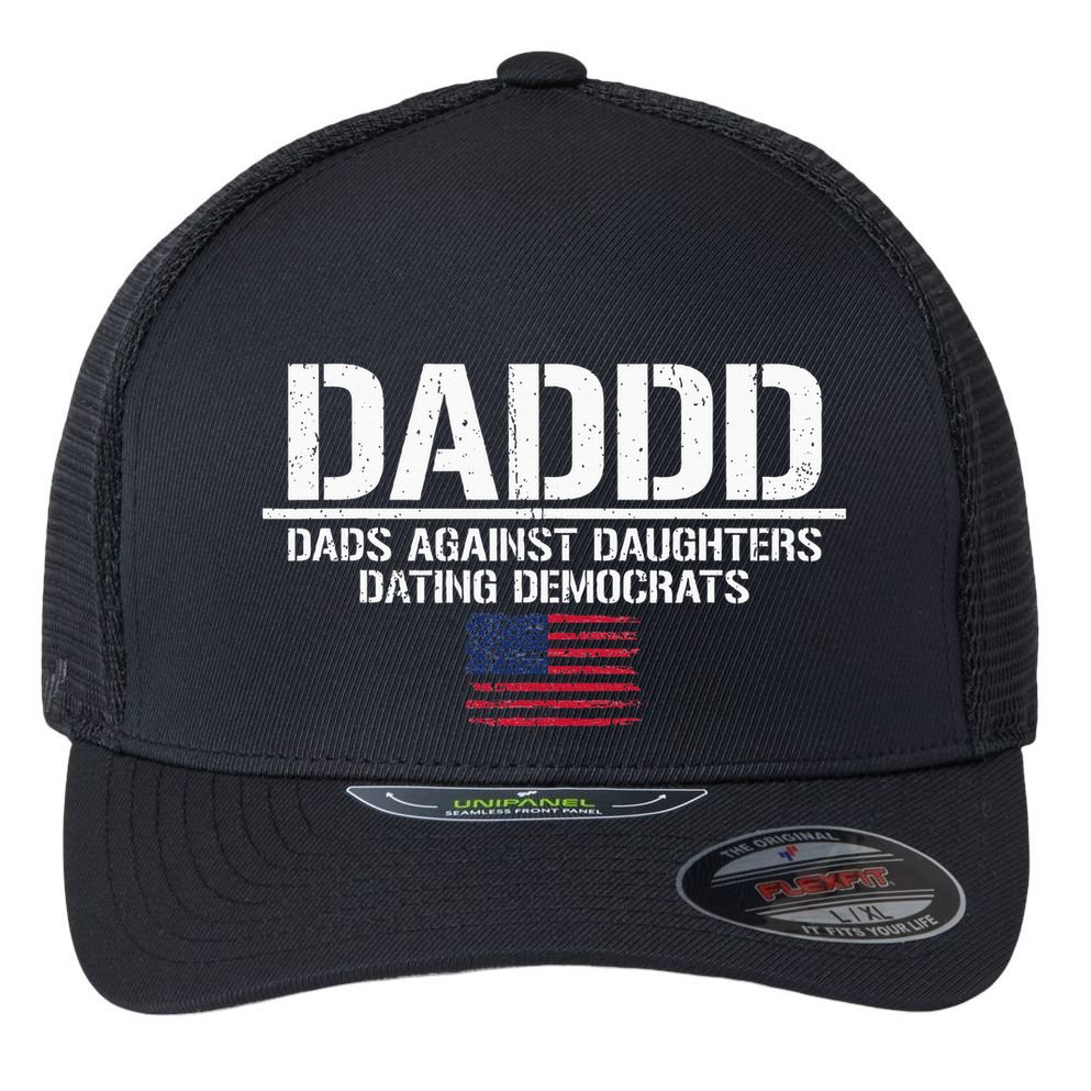 Addd Dads Against Daughters Dating Democrats Flexfit Unipanel Trucker Cap