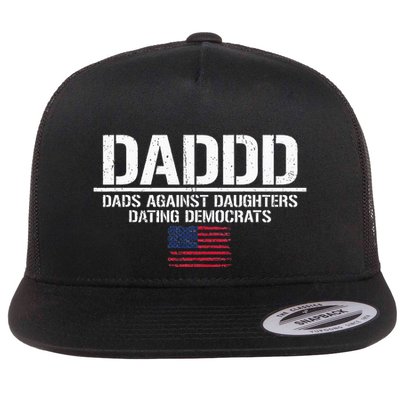 Addd Dads Against Daughters Dating Democrats Flat Bill Trucker Hat