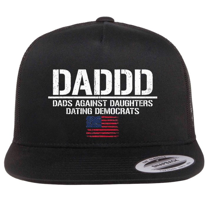 Addd Dads Against Daughters Dating Democrats Flat Bill Trucker Hat