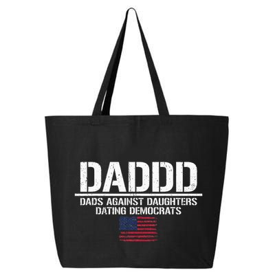 Addd Dads Against Daughters Dating Democrats 25L Jumbo Tote