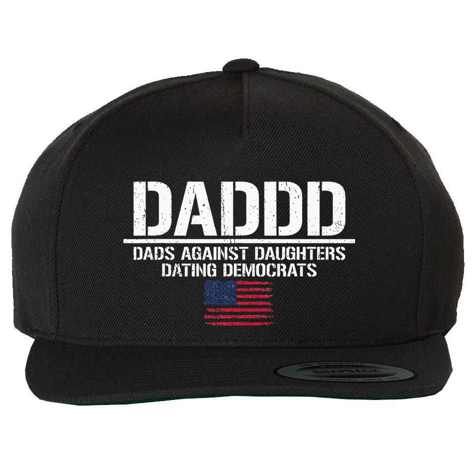 Addd Dads Against Daughters Dating Democrats Wool Snapback Cap