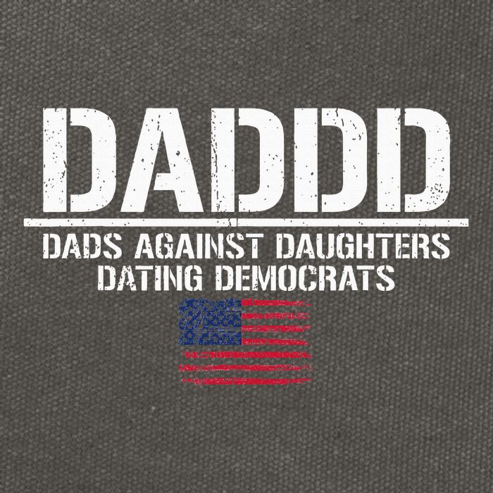 Addd Dads Against Daughters Dating Democrats Cotton Canvas Backpack