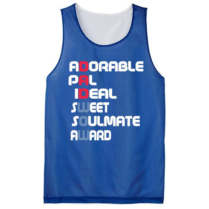 Adorable Dad And Sweet Dad For Fathers Day Cute Gift Mesh Reversible Basketball Jersey Tank