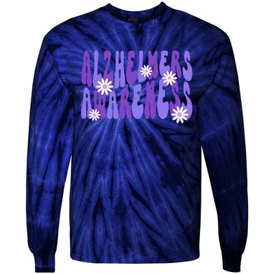 AlzheimerS Disease Awareness Tie-Dye Long Sleeve Shirt