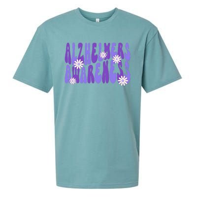 AlzheimerS Disease Awareness Sueded Cloud Jersey T-Shirt