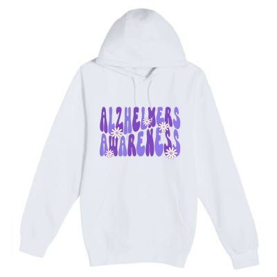 AlzheimerS Disease Awareness Premium Pullover Hoodie