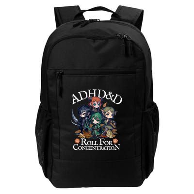 Adhd Dnd Adventurers Roll For Concentration Daily Commute Backpack
